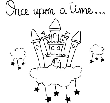 T-shirt enfant château de conte de fées - TenStickers