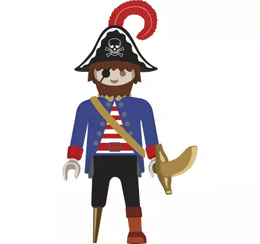 T-shirt enfant déguisement de pirate - TenStickers