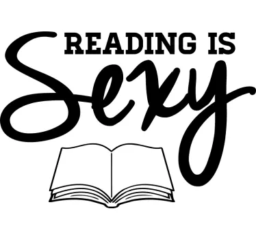 T-shirt la lecture, c'est sexy - TenStickers