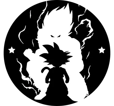 T-shirt silhouette de personnage héroïque - TenStickers