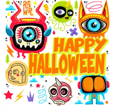 T-shirt halloween fête d'halloween joyeuse - TenStickers