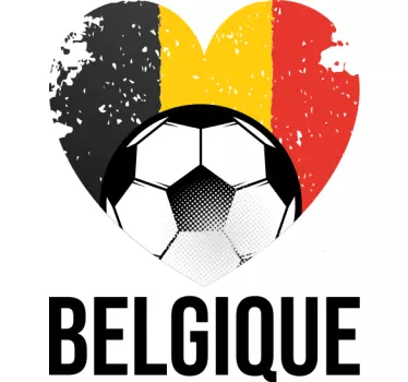 T-shirt foot belgique - TenStickers