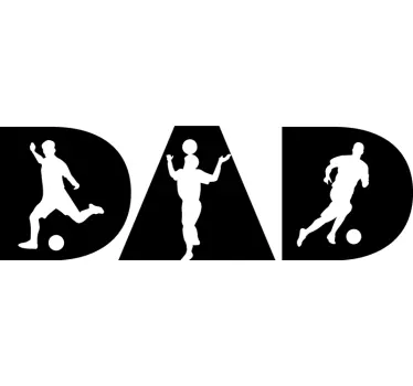 Tee shirt Père et fils footballeurs - TenStickers