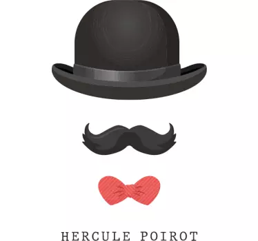 T-shirt personnage Poirot - TenStickers
