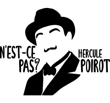 T-shirt Hercule Poirot n'est-ce pas - TenStickers