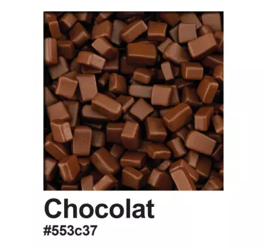 T-shirt Pantone chocolat - TenStickers