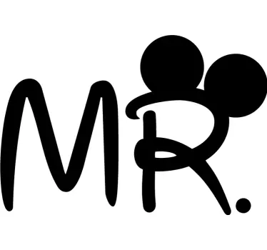 Pull couple souris Mr et Mme - TenStickers