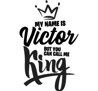 T-shirt Appelez-moi roi personnalisable - TenStickers