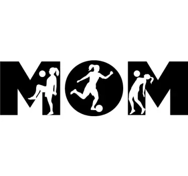 Tee-shirt mère et fille football - TenStickers