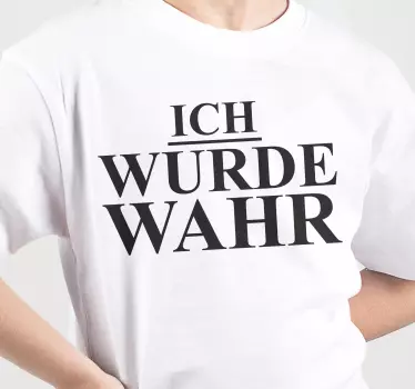 T-shirt déclaration de souhaits exaucés - TenStickers