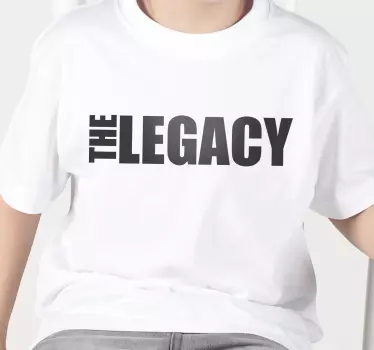 T-shirt déclaration légendaire blanche - TenStickers