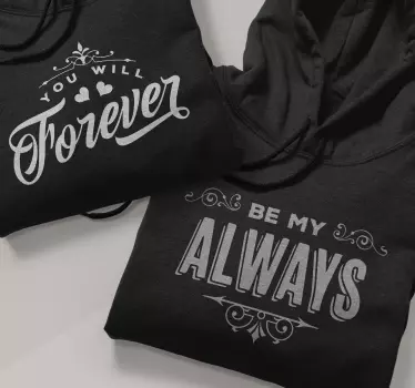 Pull couple ensemble pour toujours - TenStickers