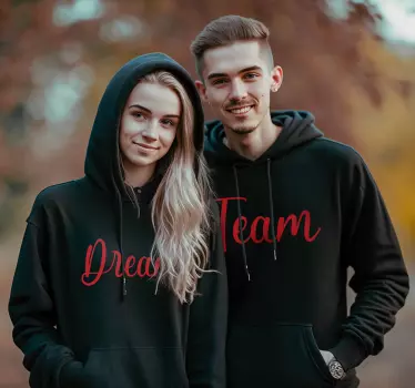 Pull couple Équipe de rêve - TenStickers