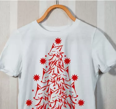 Sweat silhouette de loup festif - TenStickers
