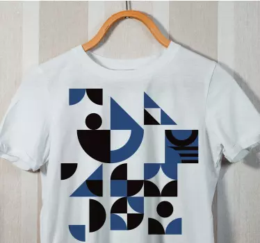 T-shirt à motif géométrique - TenStickers