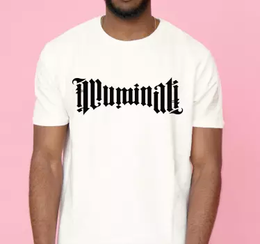 T-shirt ambigramme illuminati - TenStickers