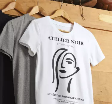 T-shirt Art Atelier noir - TenStickers