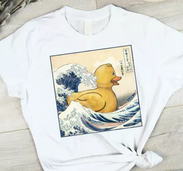 T-shirt canard en caoutchouc Kanagawa - TenStickers