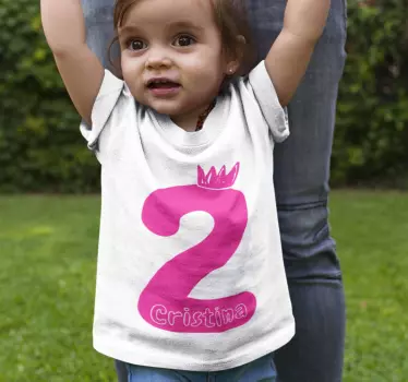 T-shirt d'anniversaire pour garçon ou fille - TenStickers