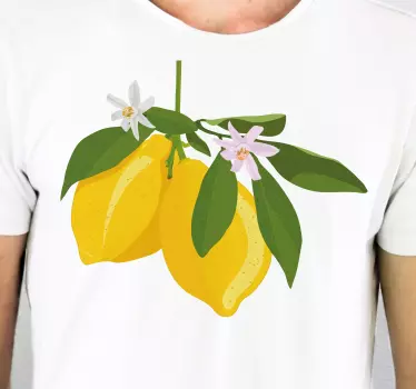 T-shirt délice de fleurs de citron - TenStickers