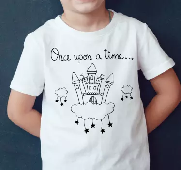 T-shirt enfant château de conte de fées - TenStickers