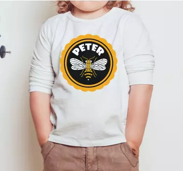 T-shirt enfant personnalisation abeille - TenStickers