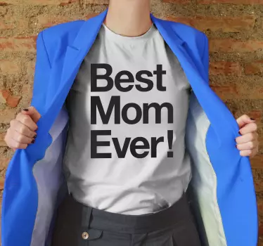 T shirt fete des meres Camiseta la mejor madre del mundo - TenStickers
