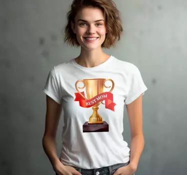 T-shirt fête des mères La meilleure maman - TenStickers