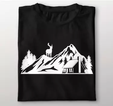 T-shirt grand paysage de montagne - TenStickers