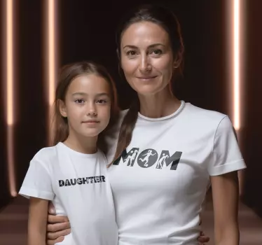 Tee-shirt mère et fille football - TenStickers