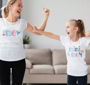 T shirt mere fille Moi et moi mini - TenStickers