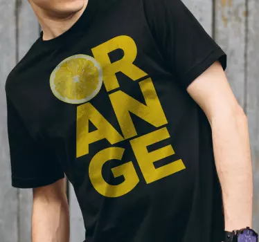 T-shirt message citron Éclatant - TenStickers