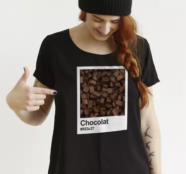 T-shirt Pantone chocolat - TenStickers