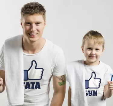 T-shirt père et fils comme un père un fils - TenStickers