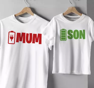 T-shirt père et fils maman et fils - TenStickers
