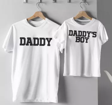 T-shirt père et fils t-shirts papa et garçon - TenStickers