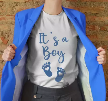 T-shirt personnalisé annonce de grossesse en attente - TenStickers