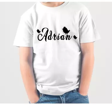 T-shirt personnalisé design oiseau personnalisé - TenStickers