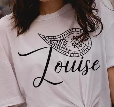 T-shirt personnalisé motif cachemire - TenStickers