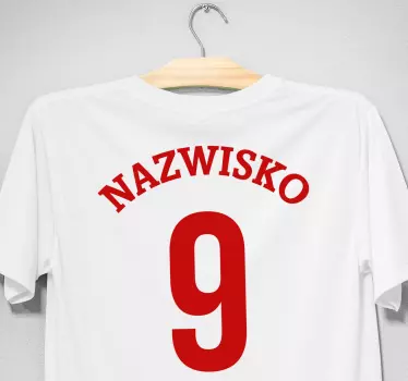 T-shirt personnalisé numéro d'athlète personnalisé - TenStickers