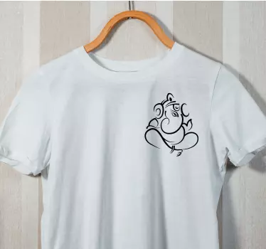 T-shirt personnalisé symbole de ganesha élégant - TenStickers