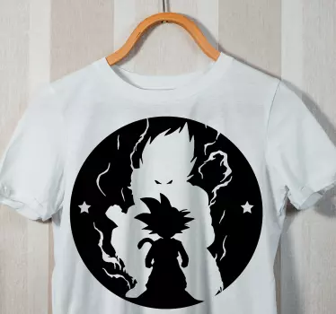 T-shirt silhouette de personnage héroïque - TenStickers