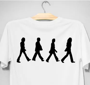 T-shirt silhouettes de personnages marchants - TenStickers