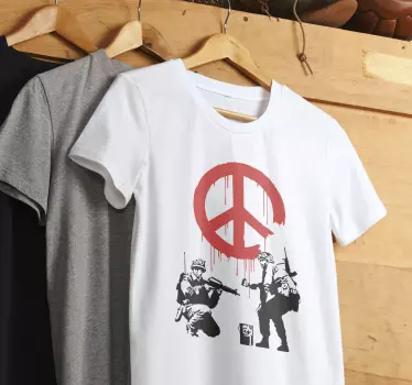 T-shirt soldats au symbole de la paix - TenStickers