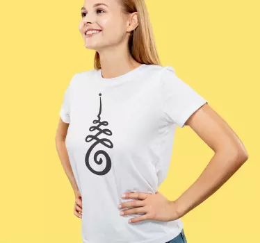 Tee-shirt zen yoga symbole Unalome - TenStickers