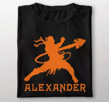 T-shirt guerrier avec nom - TenStickers