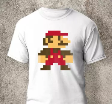 T-shirt vêtements de personnages pixélisés - TenStickers
