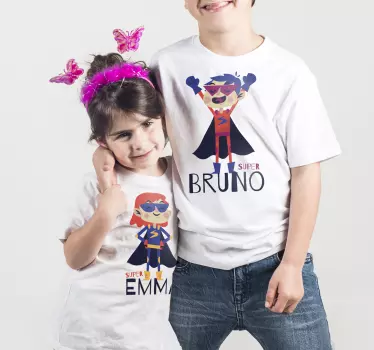Tee shirt comme des garçons Super frère et sœur - TenStickers