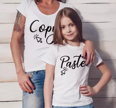 Tee-shirt mère et fille duo assorti - TenStickers