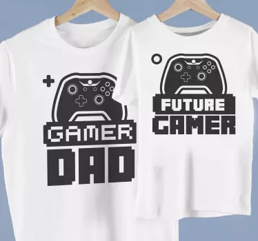 Tee shirt Père et fils gamer - TenStickers